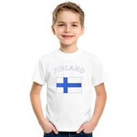 Shoppartners Wit kinder t-shirt Finland 