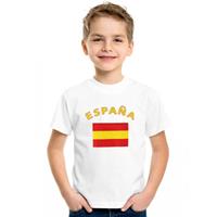 Shoppartners Wit kinder t-shirt Spanje (134-140) Multi