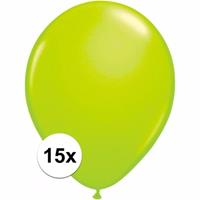 Shoppartners Groene ballonnen 15 stuks