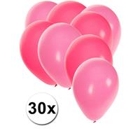 Fun & Feest party gadgets 30x ballonnen roze en lichtroze