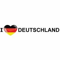 Shoppartners I Love Deutschland papieren sticker