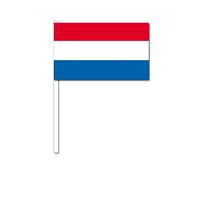 Bellatio Zwaaivlaggetjes Nederland 12 x 24 cm