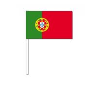Bellatio Zwaaivlaggetjes Portugal 12 x 24 cm.