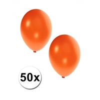 Metallic oranje ballonnen 36 cm