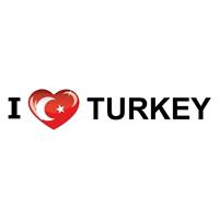Shoppartners I Love Turkey sticker