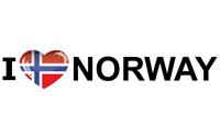 Shoppartners I Love Norway sticker