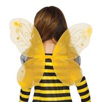 Bellatio Gele vlinder vleugels voor kinderen