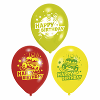 Bellatio Happy birthday ballonnen 23 cm