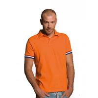 Lemon & Soda Polo shirt Holland 100% katoen Oranje