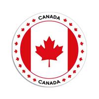 Shoppartners Canada sticker rond 14,8 cm