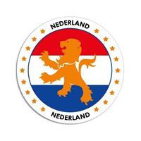 Shoppartners Nederland sticker rond 14,8 cm