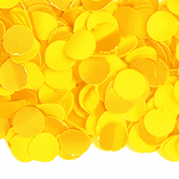 100 gram confetti kleur geel