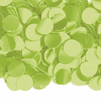 100 gram confetti kleur lime