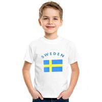 Shoppartners Wit kinder t-shirt Zweden 