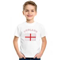 Shoppartners Wit kinder t-shirt Engeland (134-140) Multi