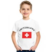 Shoppartners Wit kinder t-shirt Zwitzerland 