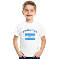 Shoppartners Wit kinder t-shirt Argentinie 