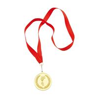 Bellatio Gouden medaille aan rood lint