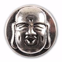Bellatio Zilveren chunk boeddha 1,8 cm