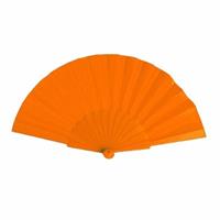 Handwaaier oranje 23 cm