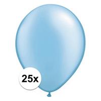Qualatex ballonnen Azure blauw 25 stuks