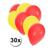 Fun & Feest party gadgets 30x ballonnen in Chinese kleuren