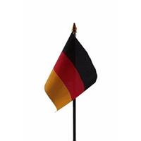 Bellatio Duitsland mini vlaggetje op stok 10 x 15 cm