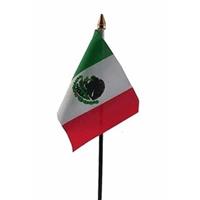 Bellatio Mexico mini vlaggetje op stok 10 x 15 cm