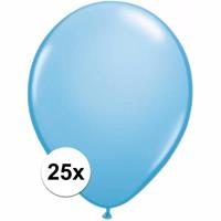 Shoppartners Lichtblauwe ballonnen 25 stuks