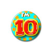 Bellatio Verjaardags button I am 10