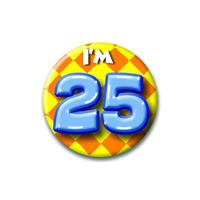 Bellatio Verjaardags button I am 25