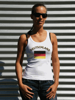 Shoppartners Witte dames tanktop Duitsland Multi
