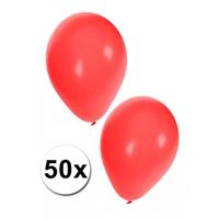 Shoppartners 50 ballonnen rood