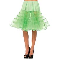 Leg Avenue Lange neon groene petticoat voor dames