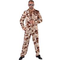 Bellatio Camouflage kostuum 3-delig voor heren
