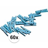 60 mini knijpers blauw