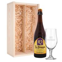 YourSurprise Bier mit Glas - La Trappe Quadrupel