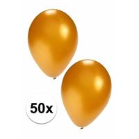 Shoppartners 50x Gouden ballonnen