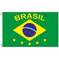 Bellatio Brazilie vlag met tekst