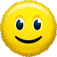 Folie ballon glimlach smiley 45 cm
