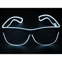 Bril met witte LED verlichting