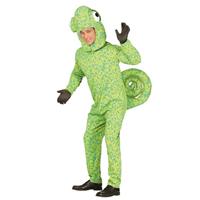 Groen kameleon kostuum voor volwassenen