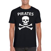 Shoppartners Piraten verkleed shirt zwart heren Zwart