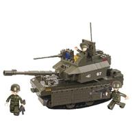 Sluban M38-B0287 Bouwstenen Army Serie Tank