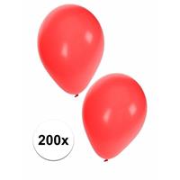 Shoppartners Rode ballonnen 200 stuks Rood