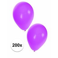 Shoppartners Paarse ballonnen 200 stuks Paars