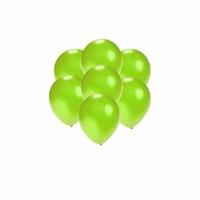 Shoppartners Kleine ballonnen groen metallic 200 stuks Groen