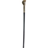 Egyptische scepter met slangenhoofd 82 cm Zwart