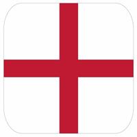 Fun & Feest party gadgets Bierviltjes Engelse vlag vierkant 15 st