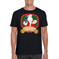 Shoppartners Foute Kerst t-shirt zwart X-mas is fucking expensive voor heren